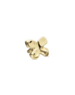 Anillo maxi bañado en oro 18k con forma de mariposa