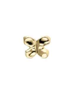 Anillo maxi bañado en oro 18k con forma de mariposa