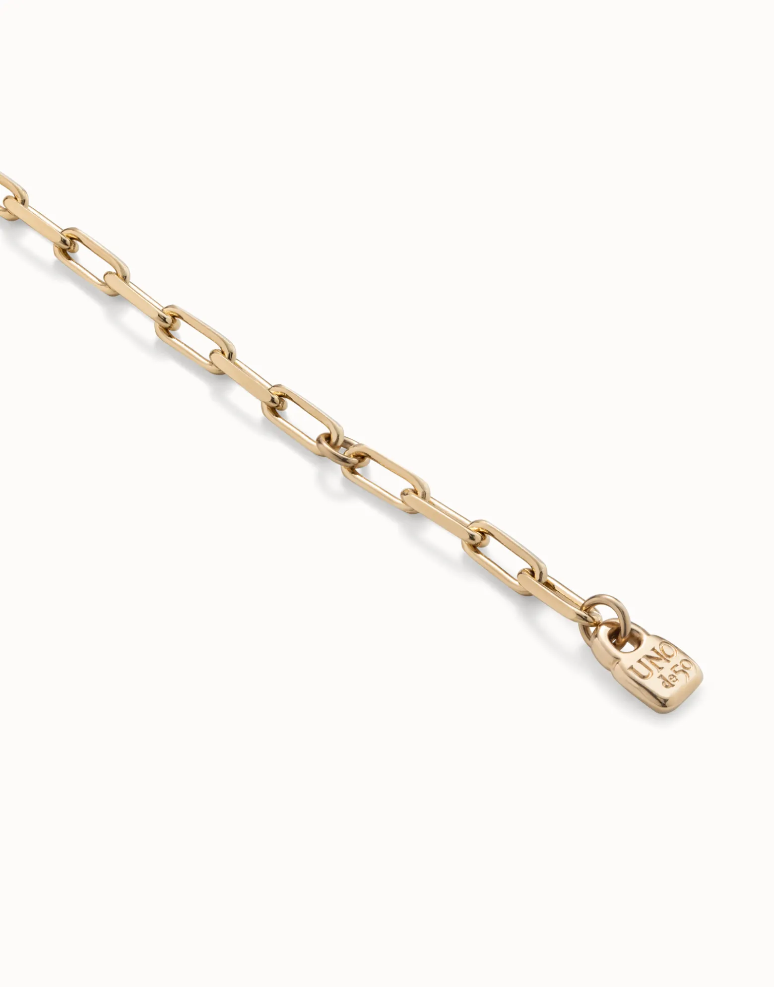 Cadena larga bañada en oro de 18k
