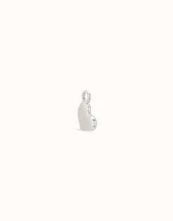Charm Piercing corazon bañado en plata de ley para mujer