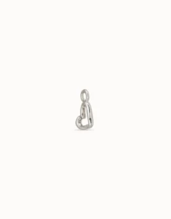 Charm Piercing Mini corazon bañado en plata de ley mujer