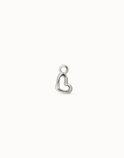 Charm Piercing Mini corazon bañado en plata de ley mujer