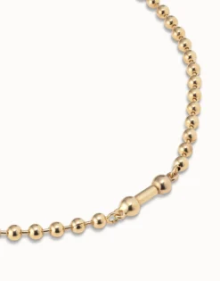 Collar corto bañado en oro de 18k