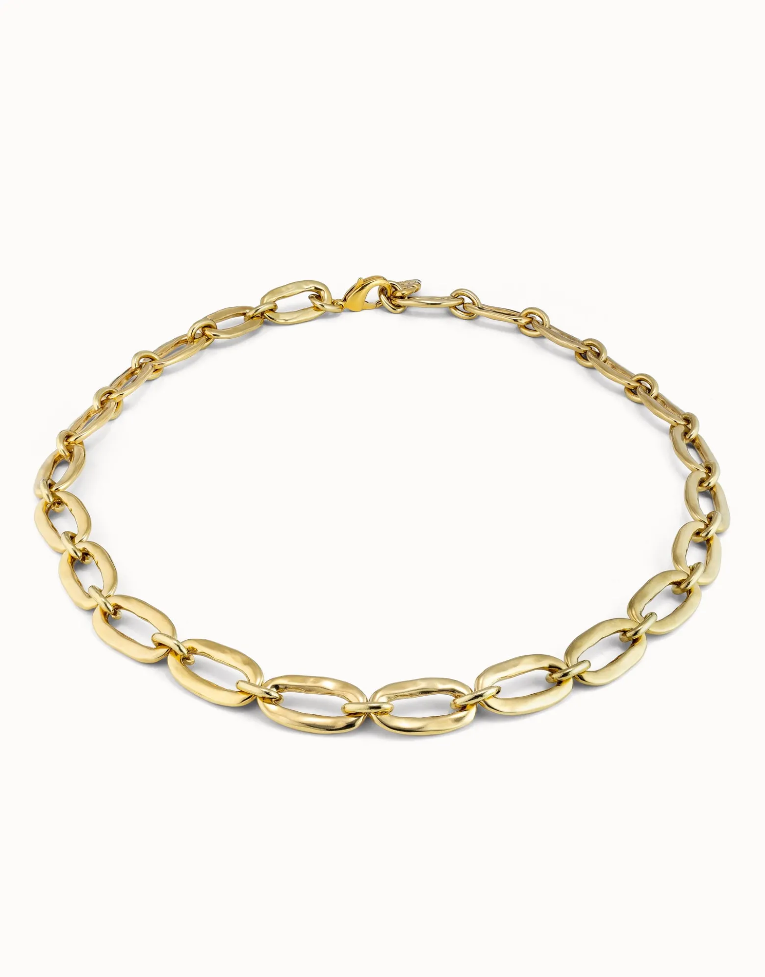 Collar de eslabones bañado en oro de 18k