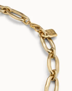 Collar de eslabones bañado en oro de 18k