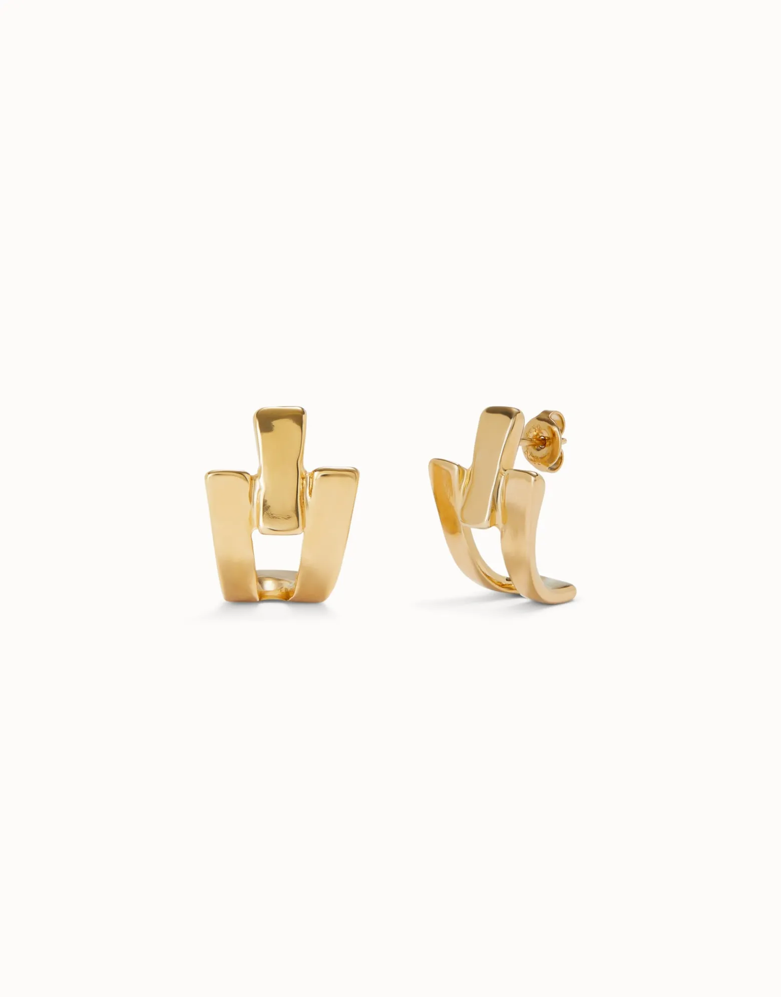 Pendientes bañados en oro de 18k