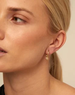 Piercing bañado en oro de 18k de aro