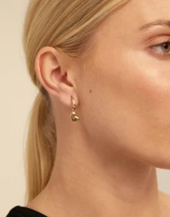 Piercing bañado en oro de 18k de aro