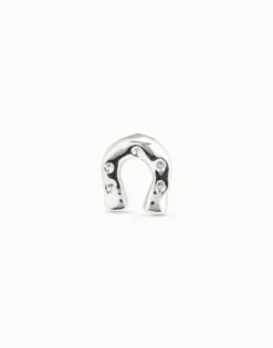 Piercing bañado en plata de ley de herradura