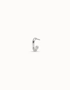 Piercing bañado en plata de ley de aro