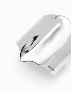 Pulsera ancha bañada en plata de ley estructura mantarraya