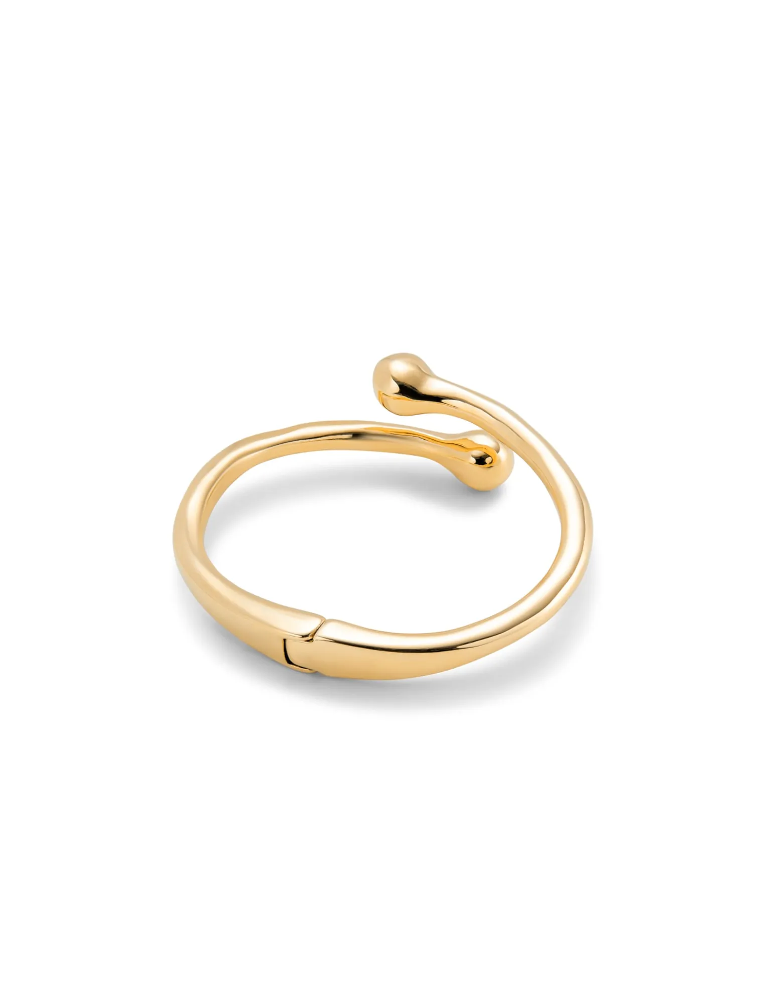 Pulsera bañada en oro 18k con muelle interior