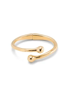 Pulsera bañada en oro 18k con muelle interior
