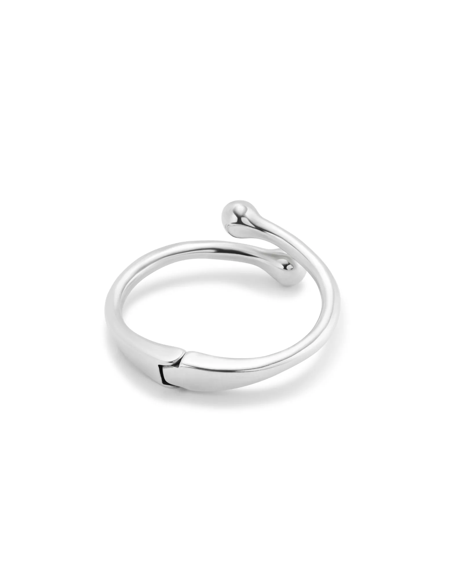 Pulsera bañada en plata con muelle interior