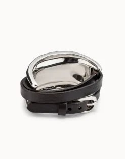 Pulsera bañada en plata de ley