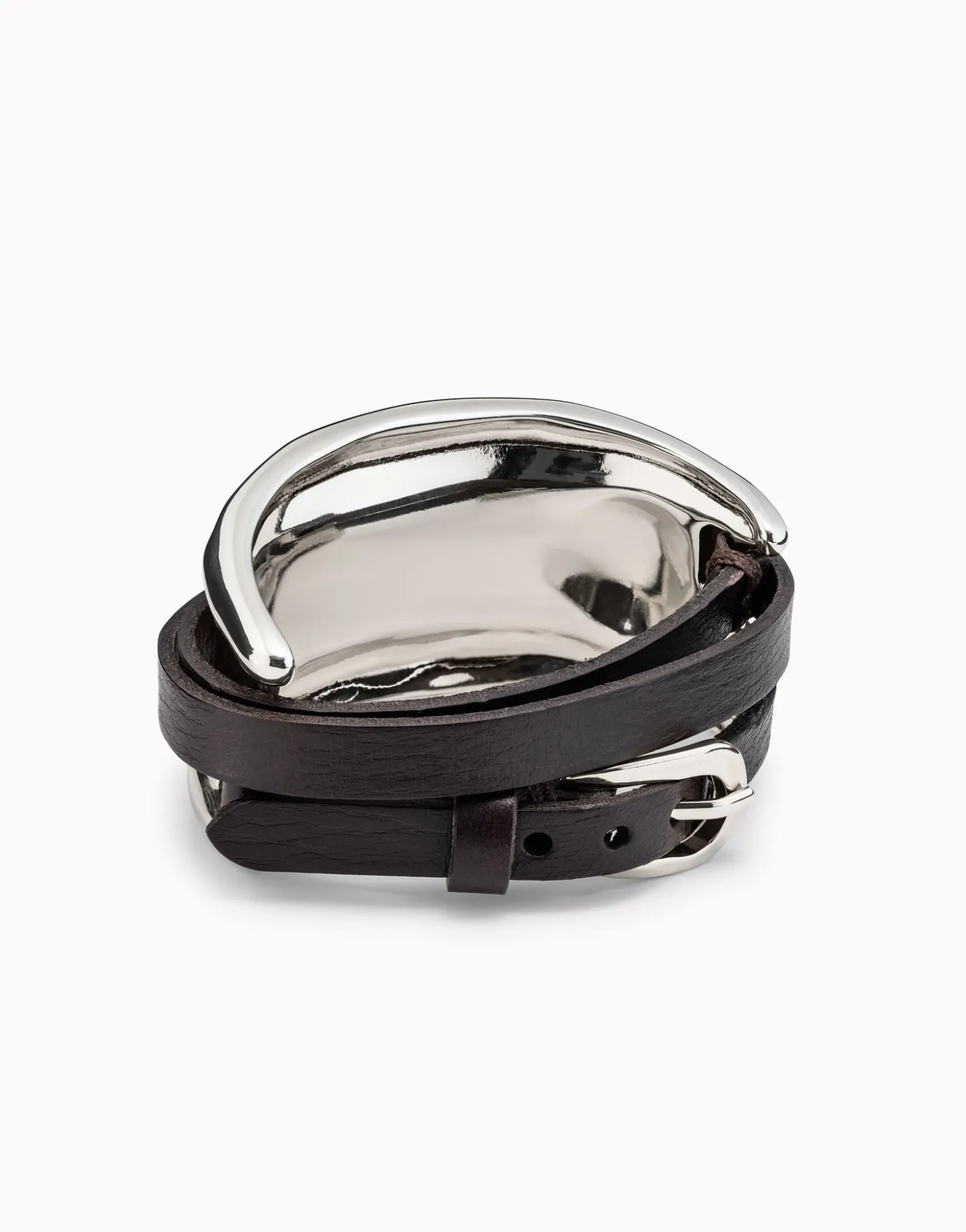 Pulsera bañada en plata de ley