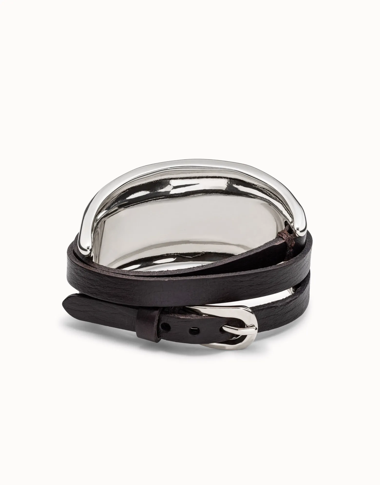Pulsera bañada en plata de ley