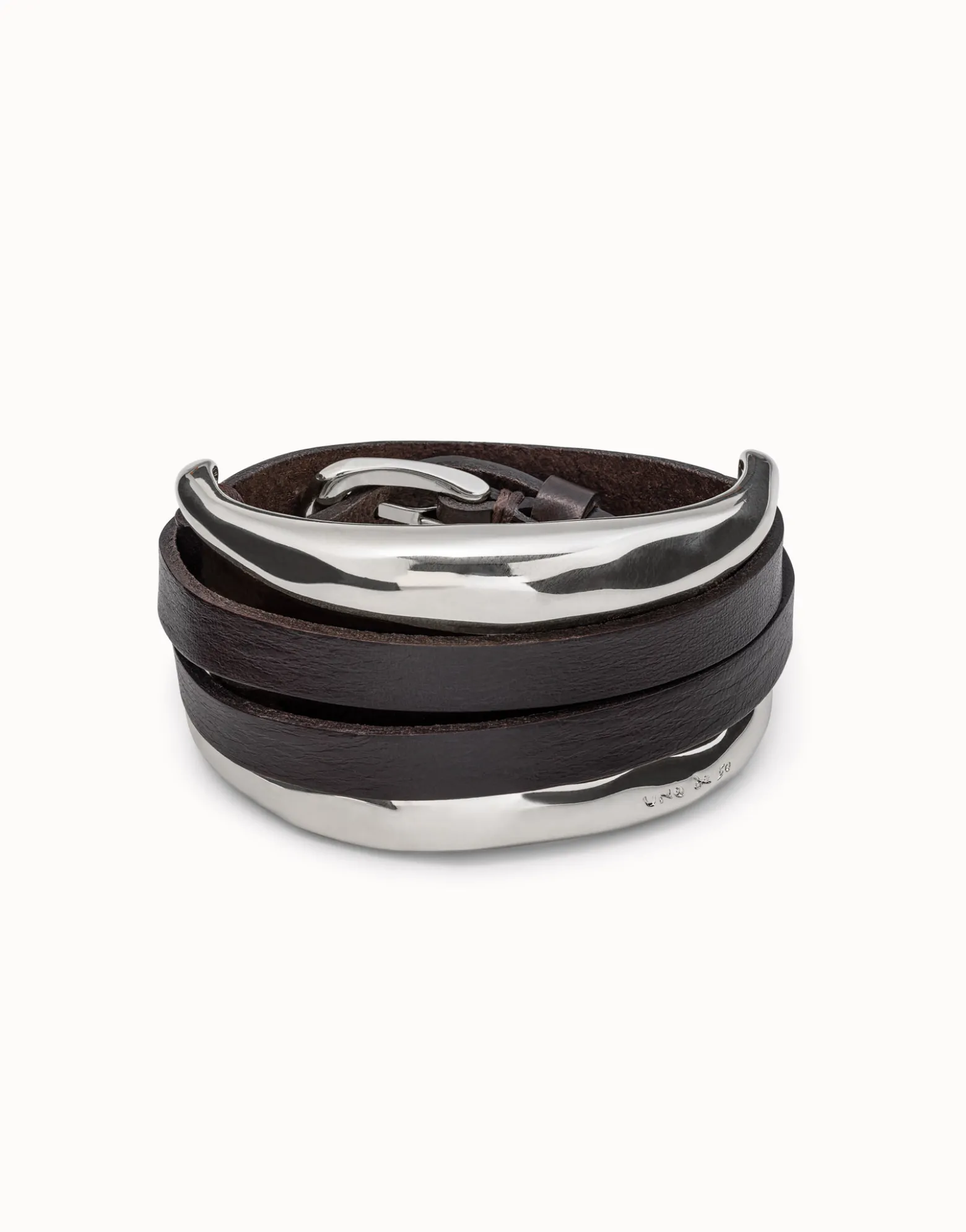 Pulsera bañada en plata de ley