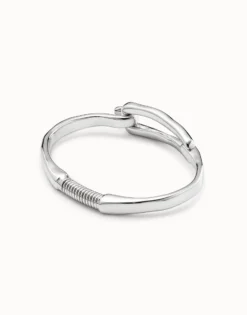 Pulsera bañada en plata de ley