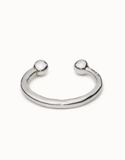 Pulsera bañada en plata de ley diseño clásico para mujer