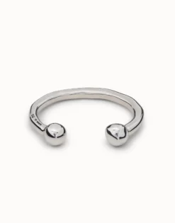 Pulsera bañada en plata de ley diseño clásico para mujer