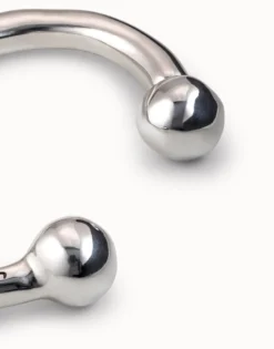 Pulsera bañada en plata de ley diseño clásico para mujer