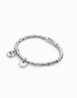 Pulsera bañada en plata de ley Multicharms para mujer