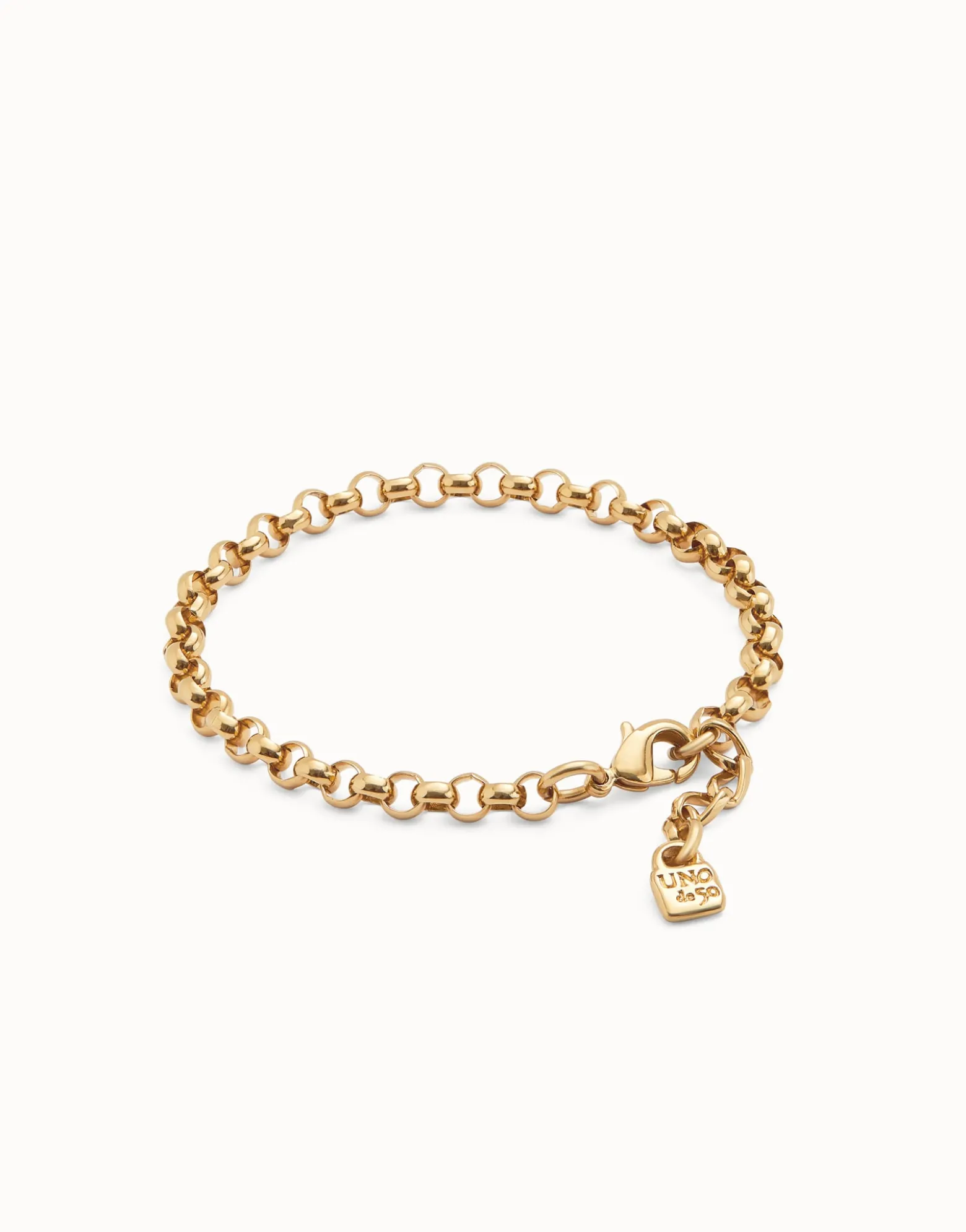 Pulsera cadena bañadas en oro 18k