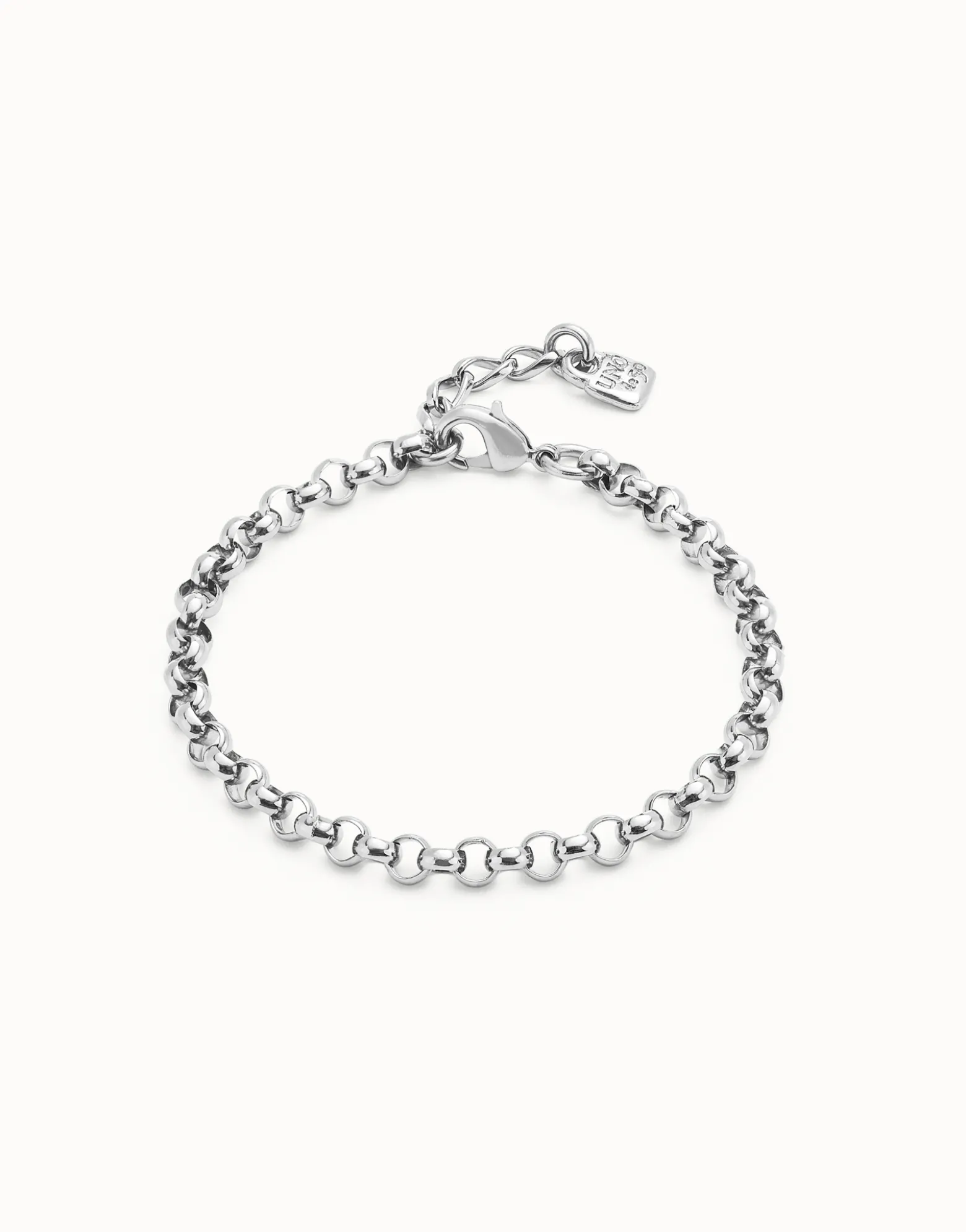 Pulsera cadena bañadas en plata de ley