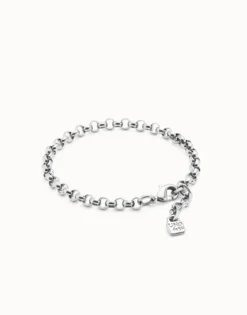 Pulsera cadena bañadas en plata de ley