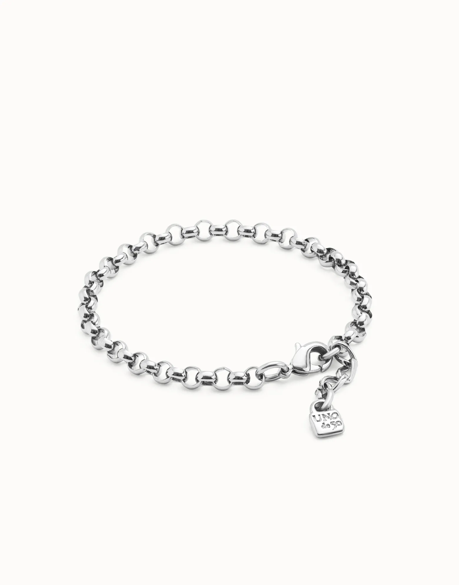 Pulsera cadena bañadas en plata de ley