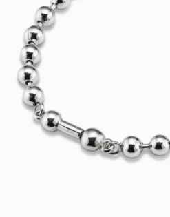 Pulsera de cadena bañada en plata de ley