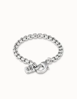 Pulsera flexible bañada en plata de ley