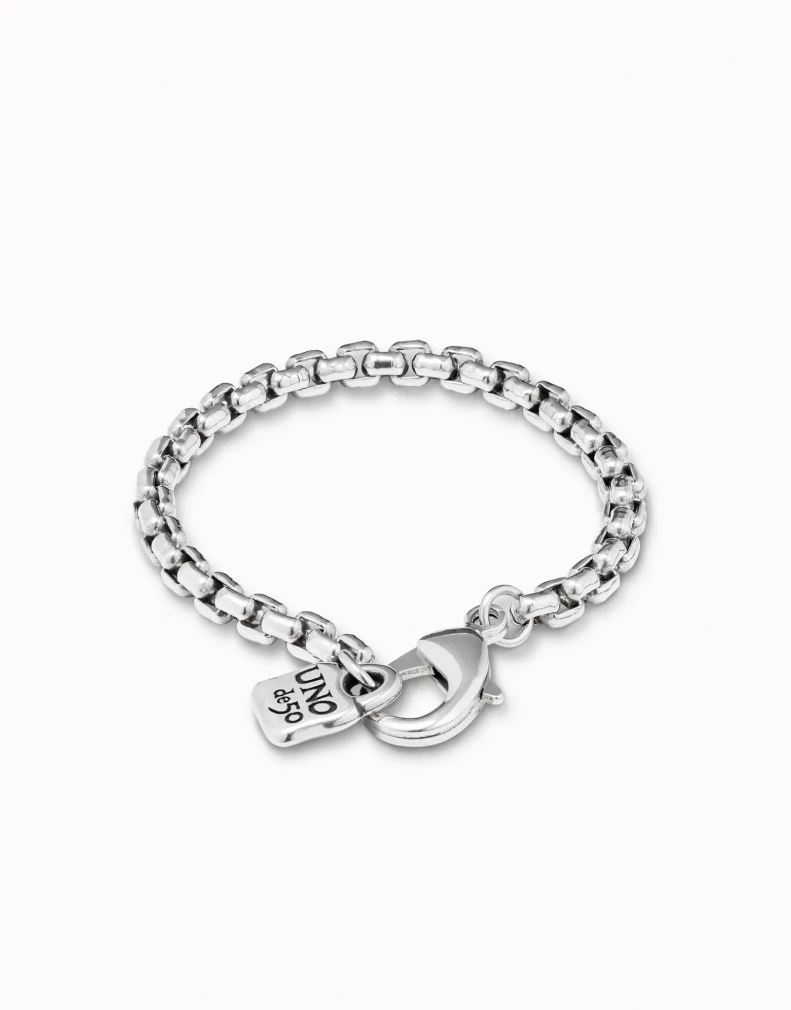 Pulsera flexible bañada en plata de ley