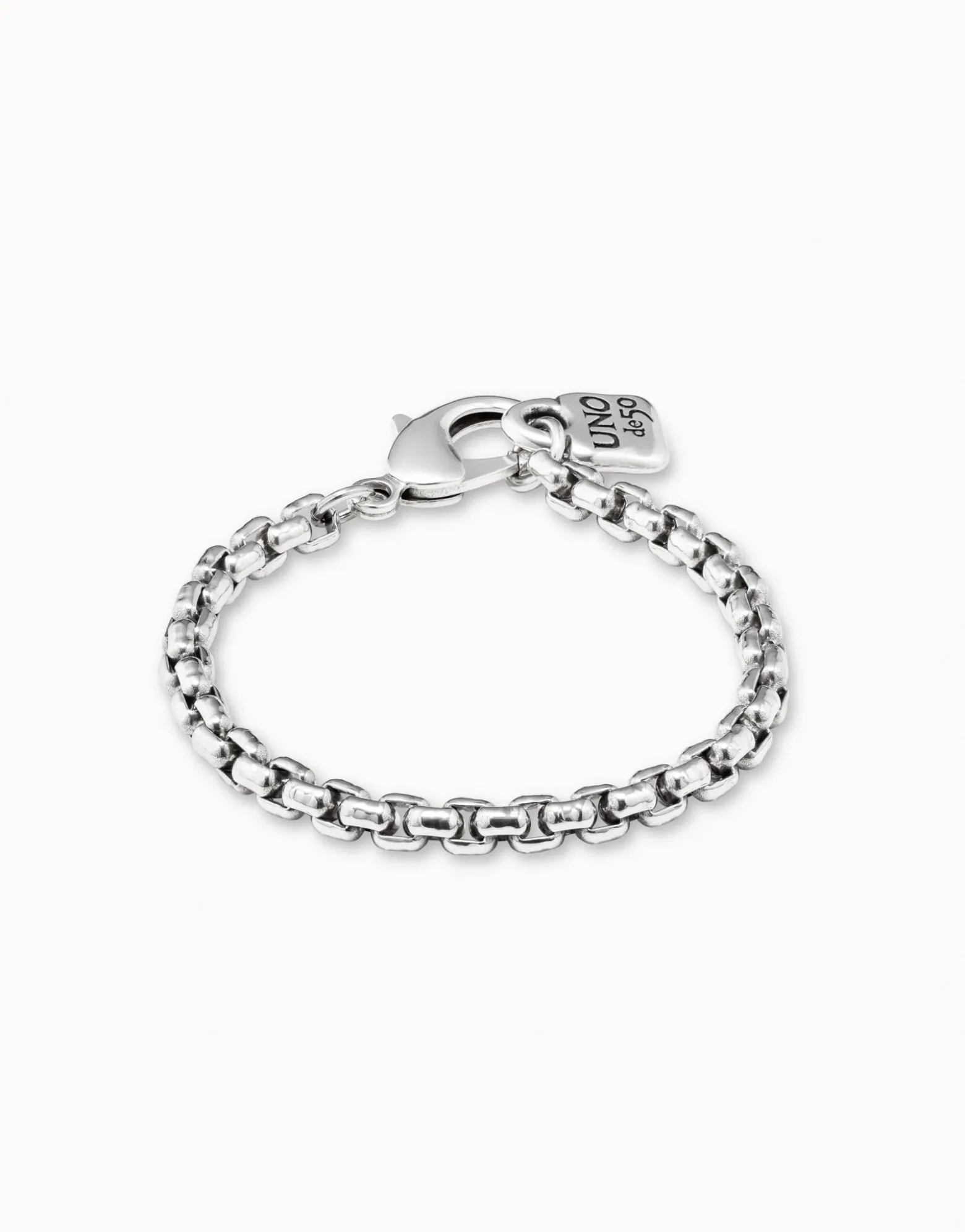 Pulsera flexible bañada en plata de ley