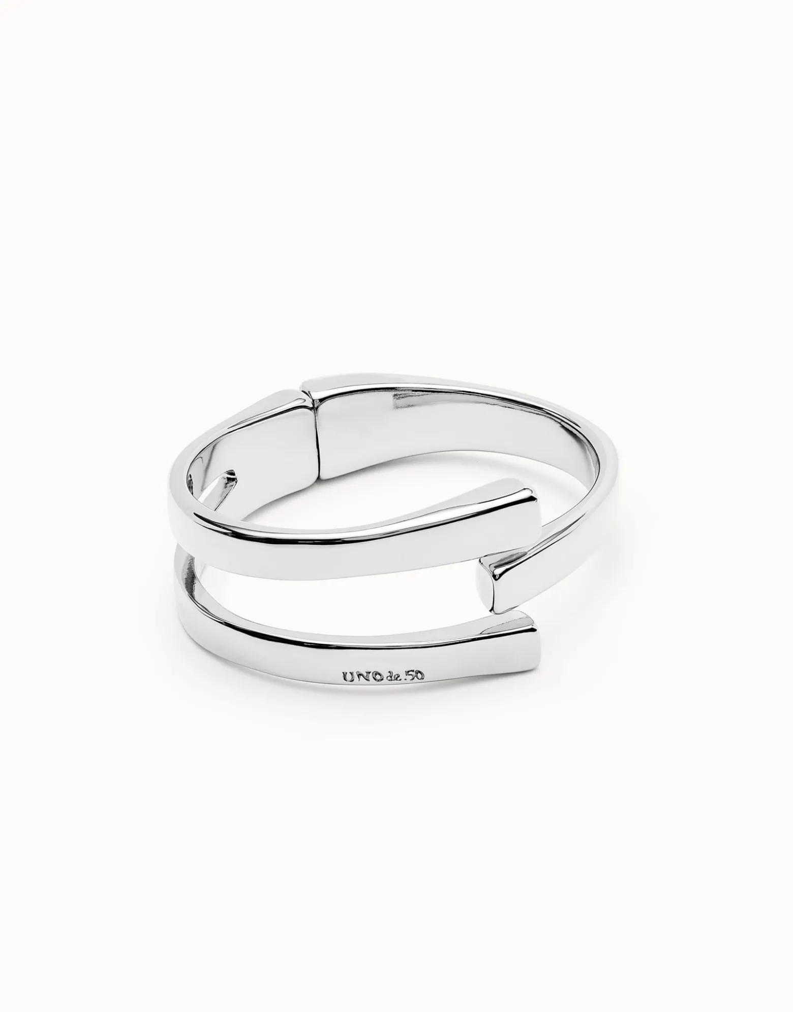 Pulsera rigida bañada en plata de ley